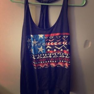 USA Open back Tank, SZ:L